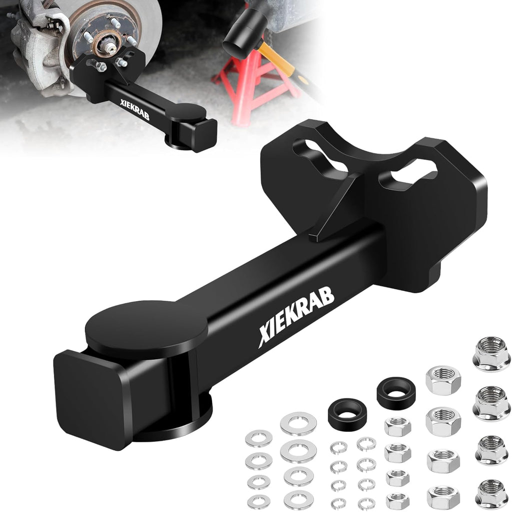 Upgraded Wheel Hub & Bearing Removal Tool Kit – Heavy Duty Hub Puller for 5, 6, 8 Lug Axle Bolt Hubs, Universal Bearing Remover & Installer Set for Car, Truck & SUV Maintenance