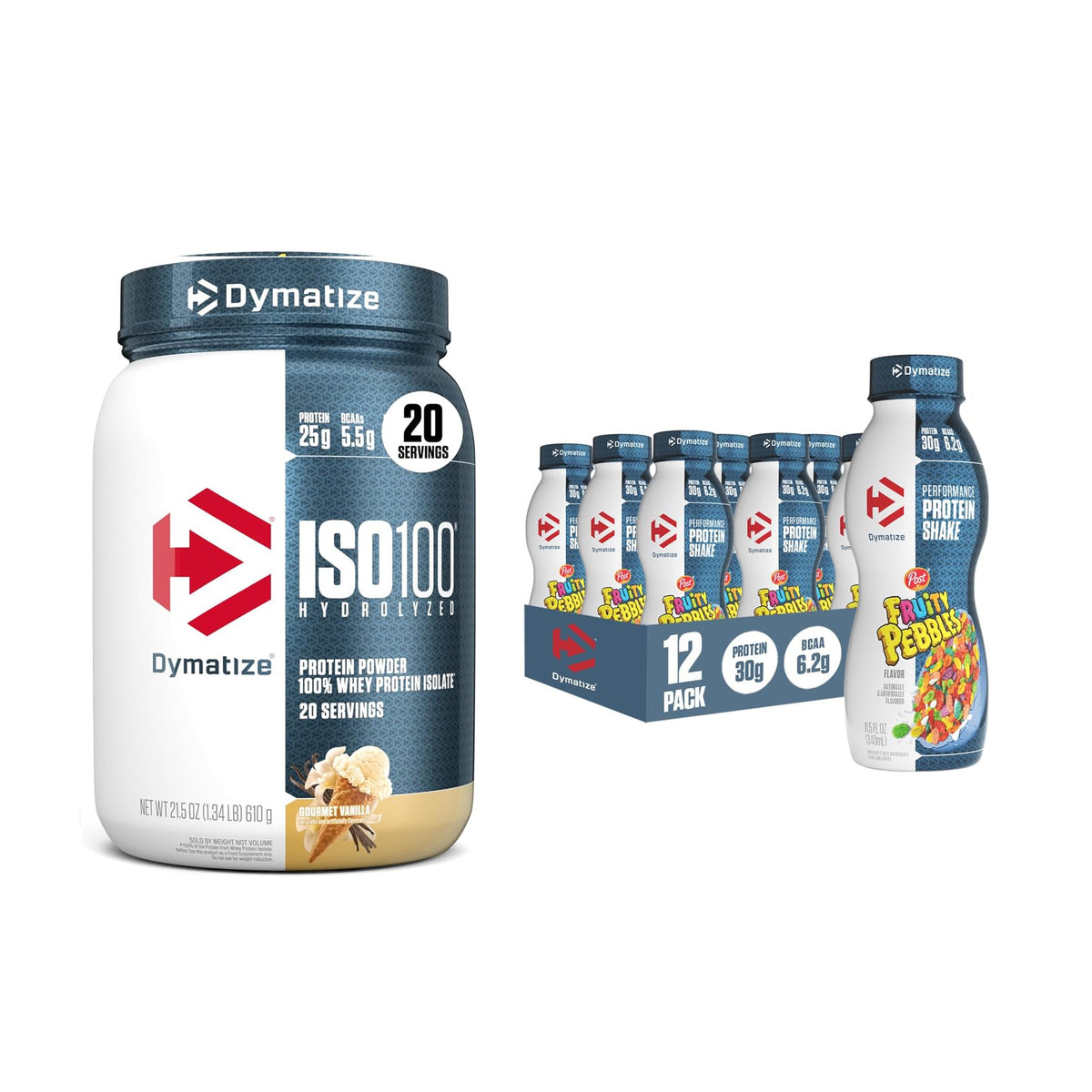 Dymatize ISO100 Protein Powder, 100% Whey Isolate, Gourmet Vanilla