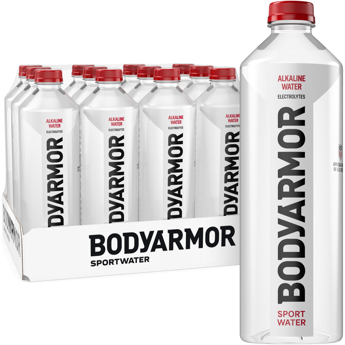 BODYARMOR SportWater, High Alkaline Water Pack + Electrolytes, 0.7L (24 Pk)