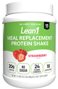 Lean1 Vanilla, Meal Replacement Protein Shake, 15 Serving Tub