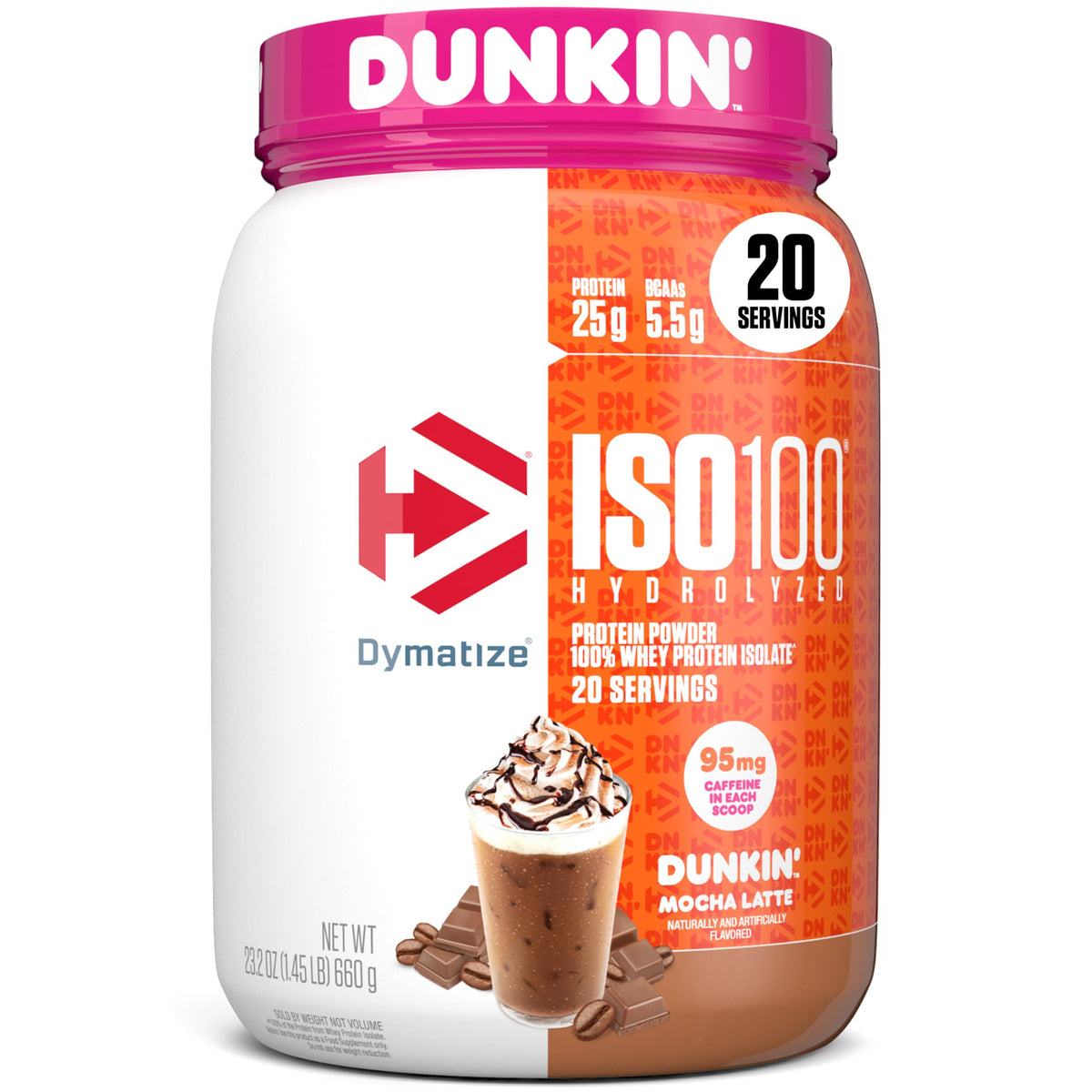 Dymatize ISO100 Protein Powder, 100% Whey Isolate, Gourmet Vanilla