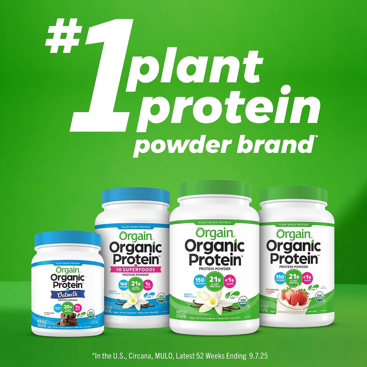 Orgain Organic 20g Meal Protein Powder, Vegan, Chocolate Fudge, 2.01 lb