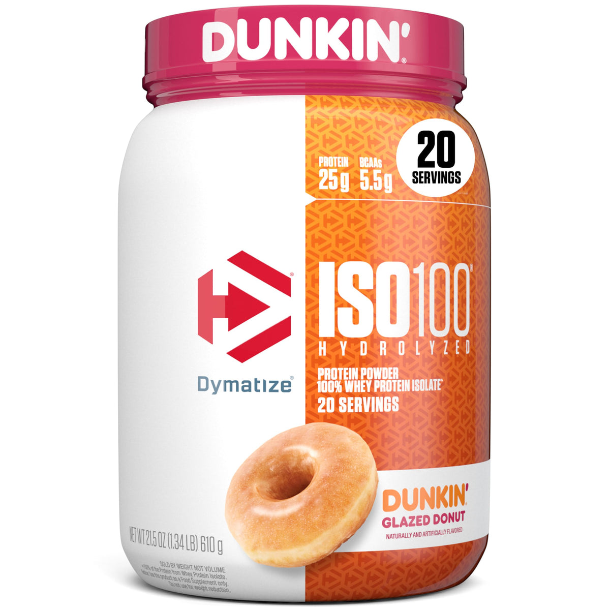 Dymatize ISO100 Protein Powder, 100% Whey Isolate, Gourmet Vanilla