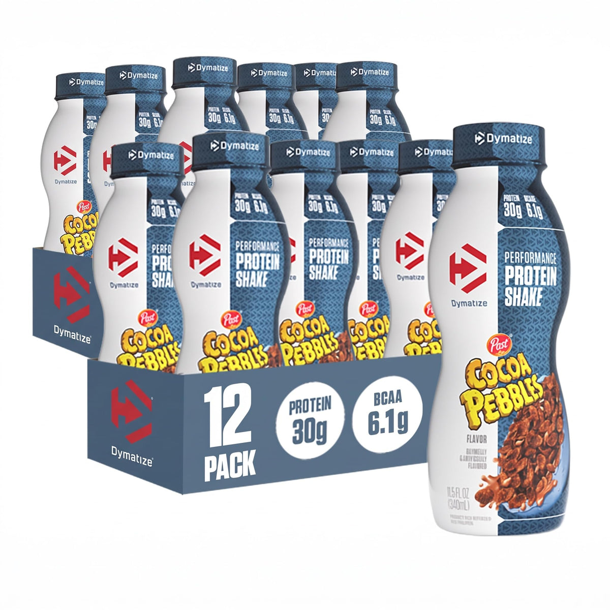 Dymatize 30g High Protein Performance Shake, Fruity Pebbles, 12 Pack