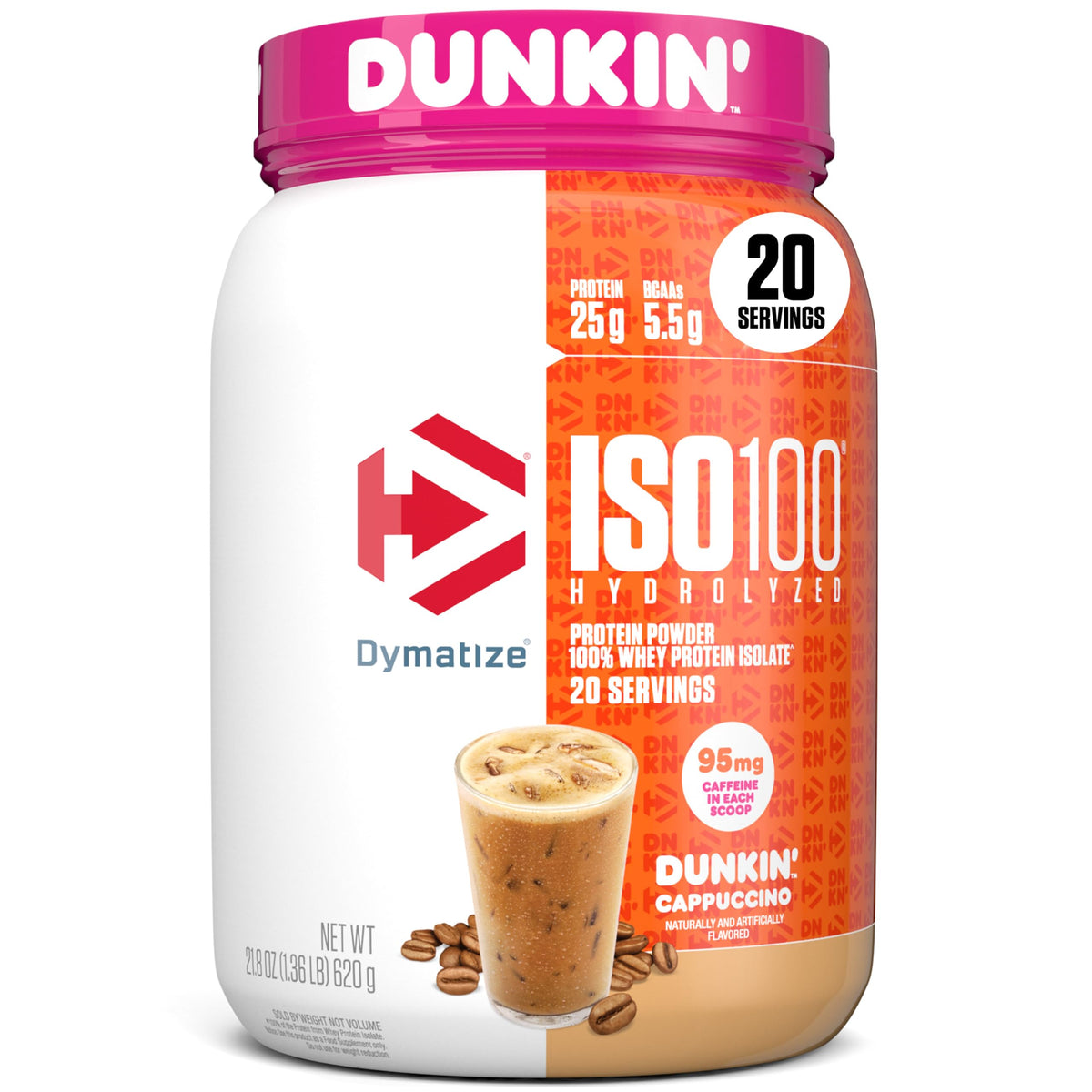 Dymatize ISO100 Protein Powder, 100% Whey Isolate, Gourmet Vanilla