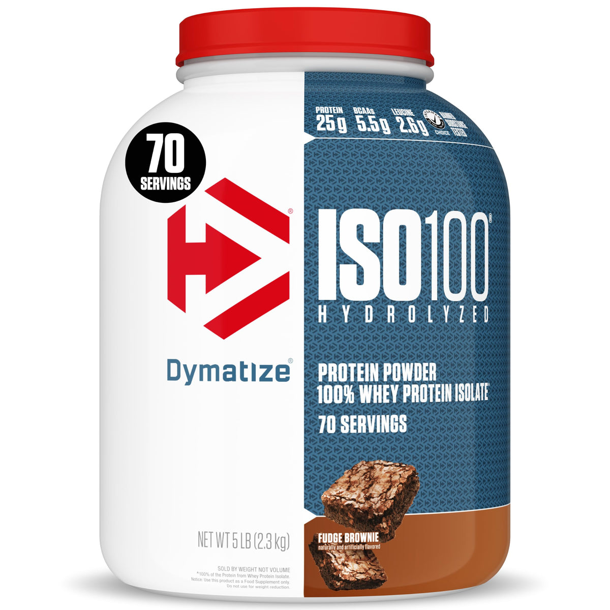 Dymatize ISO100 Protein Powder, 100% Whey Isolate, Gourmet Vanilla