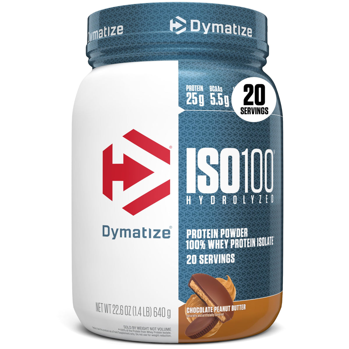Dymatize ISO100 Protein Powder, 100% Whey Isolate, Gourmet Vanilla