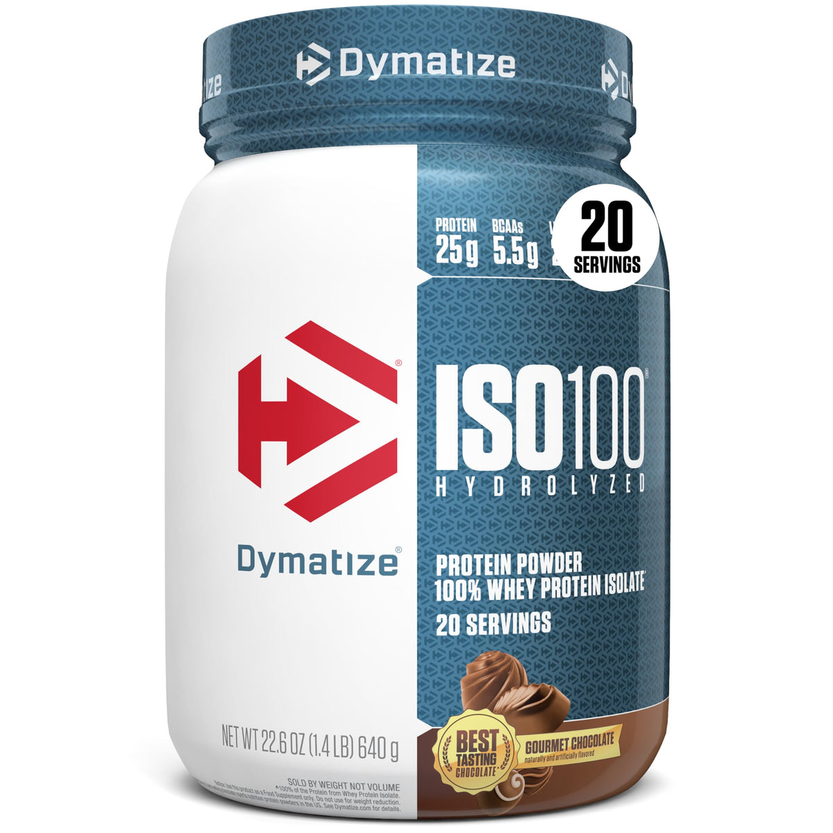 Dymatize ISO100 Protein Powder, 100% Whey Isolate, Gourmet Vanilla